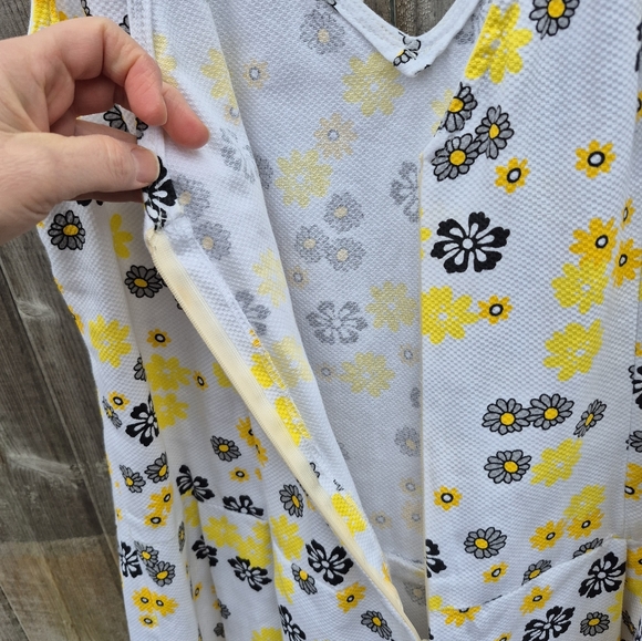 Vintage Floral Sleeveless Summer Dress Size Large Or Xl. - Picture 17 of 17